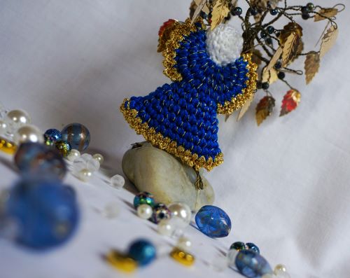 Kobaltblau mit Gold (Rico 32)